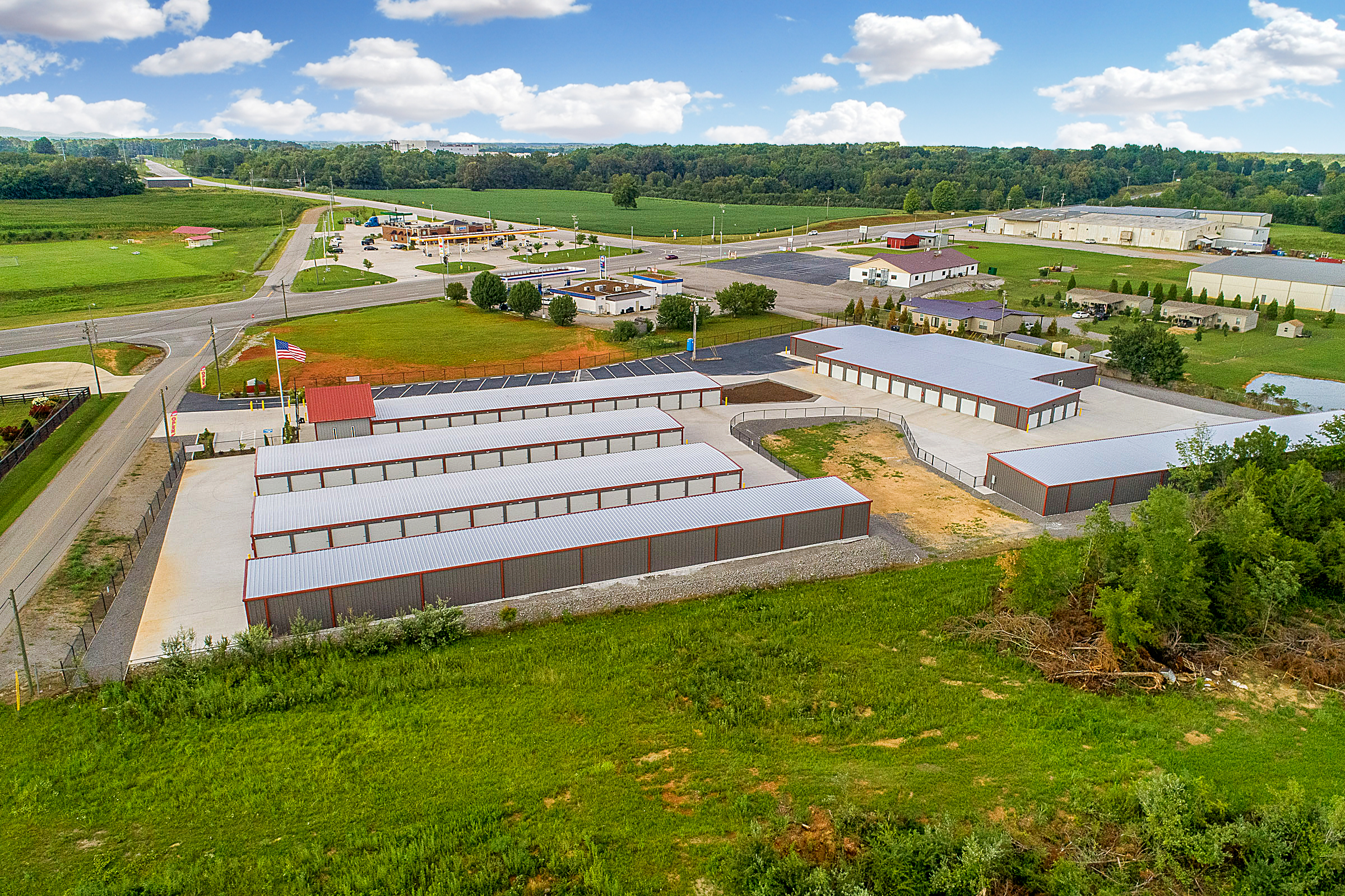 Aerial Photo of Storage Unit Facility